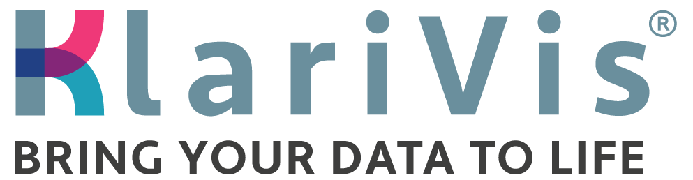 KlariVis logo with "Bring Your Data To Life" tagline