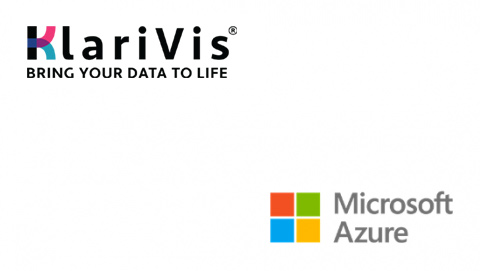 KlariVis and Microsoft Azure logos together