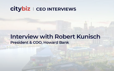 Citybiz Interview: Robert Kunisch, President & COO of Howard Bank
